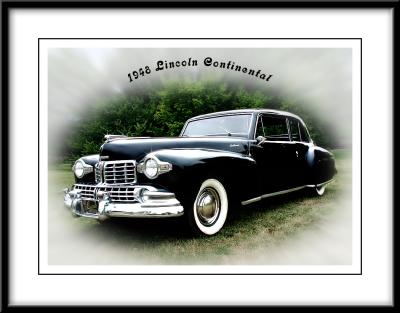 Illustrated 1948 Lincoln Continental