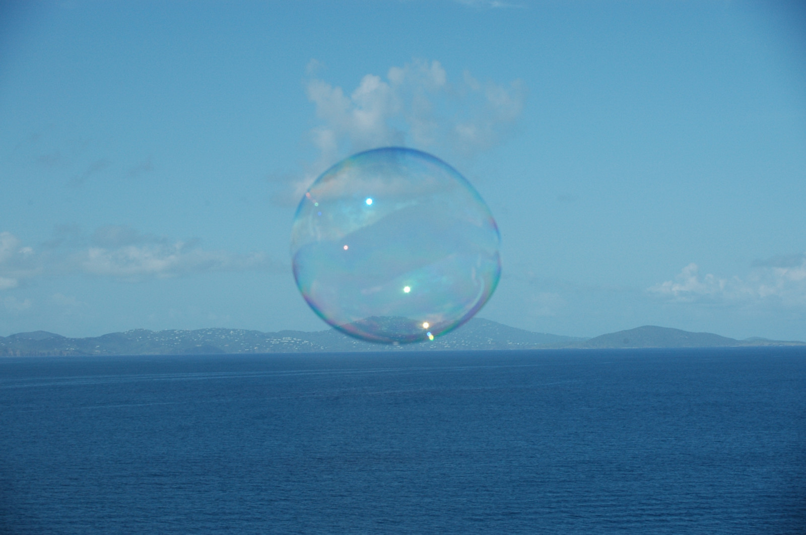 I see a bubble on the horizon!