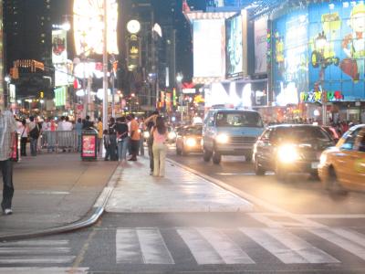 Busy Times Square