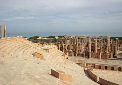 Le Thatre de Leptis Magna ( Lybie)