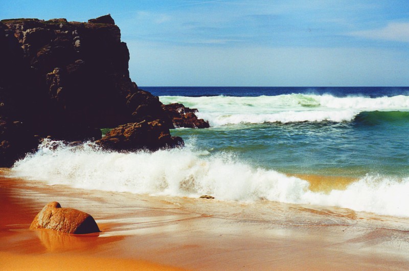 la plage de Bretagne