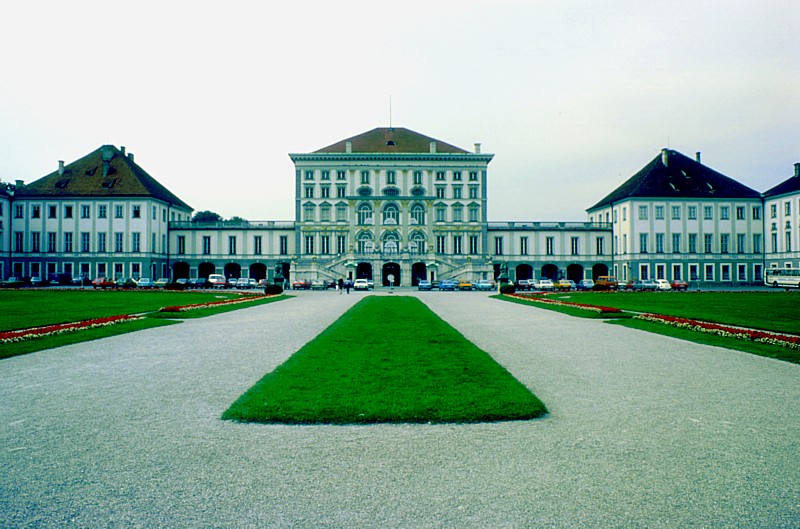 Arrive au palais de Nymphenburg