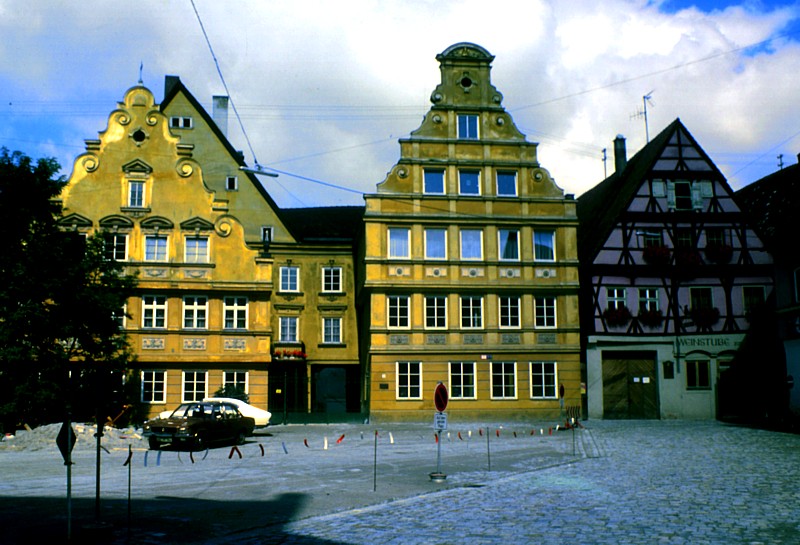 Les maisons jaunes de Nordlingen
