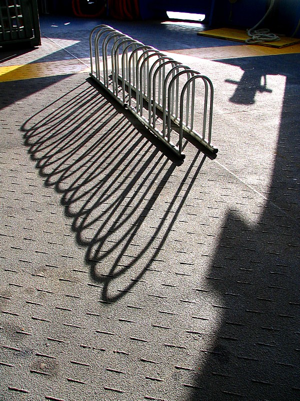 le rack à bicycles