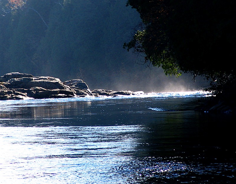 la rivire et l'cume