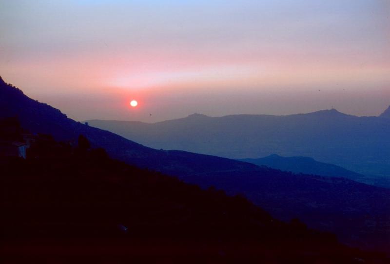 Coucher de soleil en Balagne