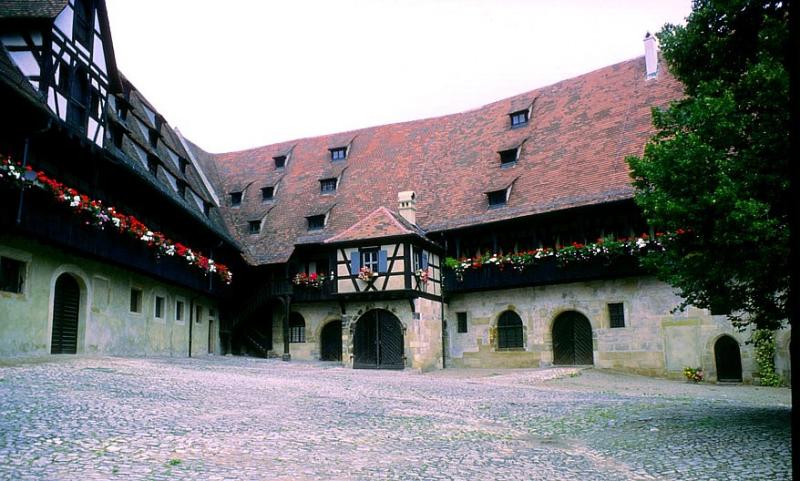 Bamberg la maison au trois tages dans le toit