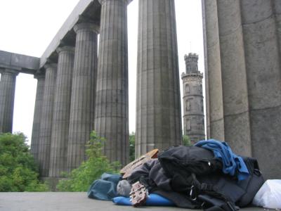 Sleeping in a temple (Edinburg-Scotland)