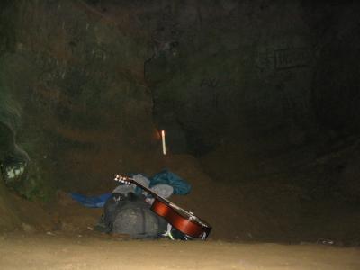 Sleeping in the cave of past centuries's travelers-Iceland