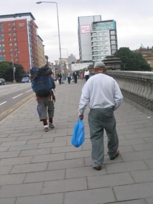 Arriving in Glasgow (Scotland)