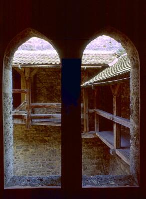 la fentre gothique, chteau de Chillon