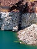 Lac Mead , les rives blanches