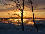 Québec au coucher du soleil