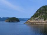 la petite ile du fjord du Saguenay