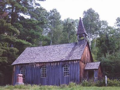 19th Century Church Near Rockingham Ontario 01