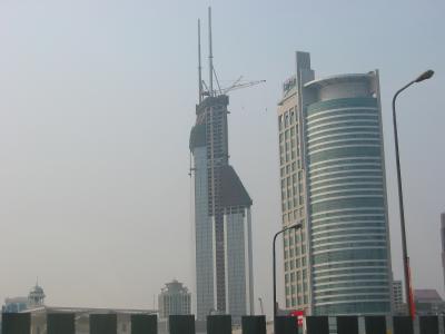 en route to Jin Mao Tower (new construction everywhere)