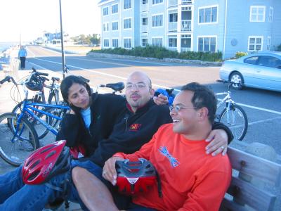 After a long day of riding..
