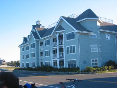 Condos right along the water
