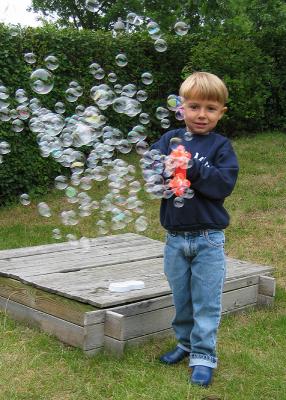 Blowing bubbles