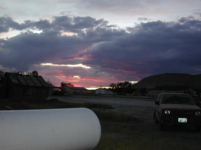 clouds at sunset