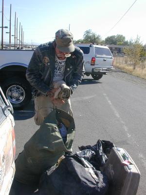 finally get shaber to train station but you can only carry on two bags sir. -time to consolidate