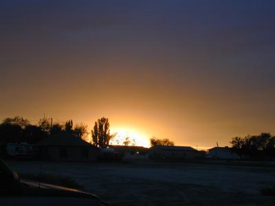 Gerlach sunset -looking West