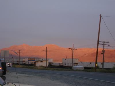 Gerlach sunset -looking East