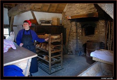 nathalie in de bakkerij