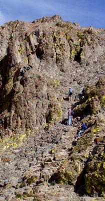rocky climb