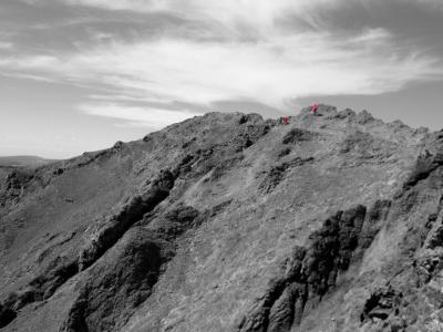 Three on a Mountain
