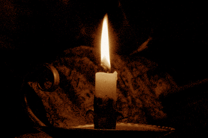 by candlelight