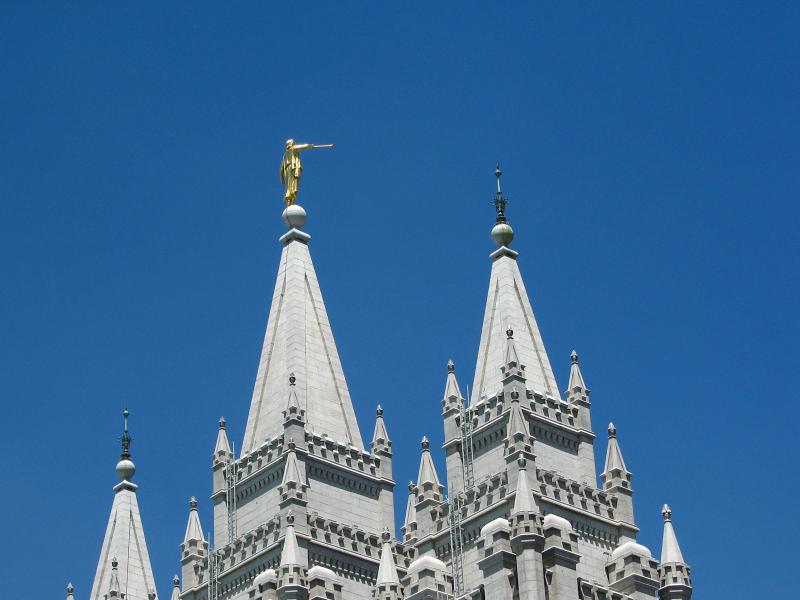 The Angel on top of the Temple
