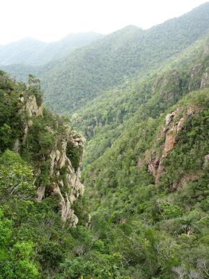 View of the mountain from the cable car station