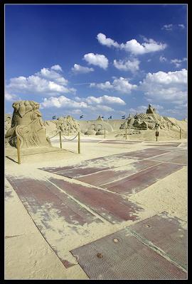 Vloerplaten Zandsculpturen