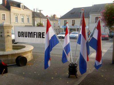 Slagwerkgroep Drumfire bezoekt Champigné, 7 - 9 october 2005