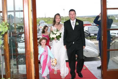Arriving at Reception
