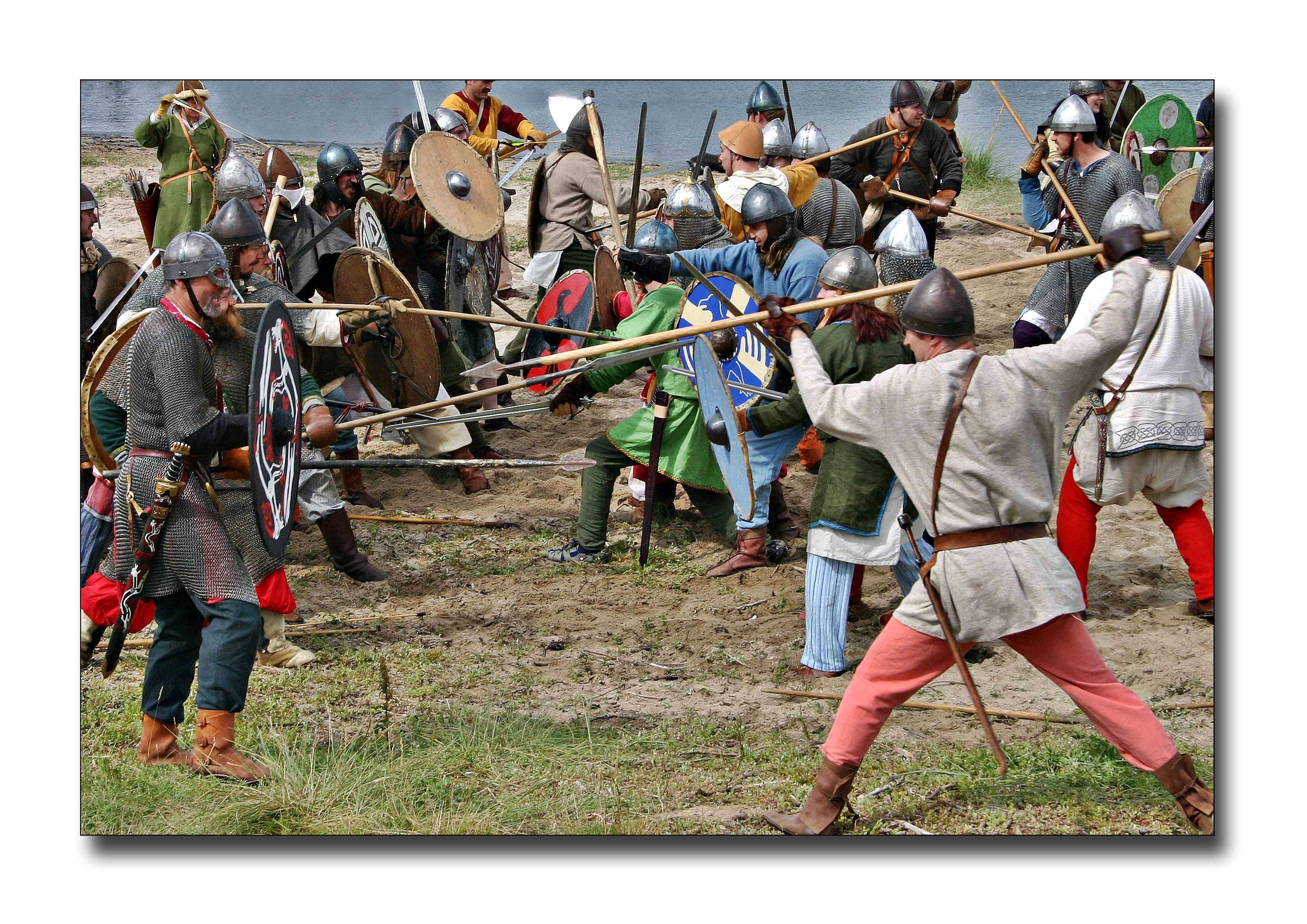 Viking Battle Scene