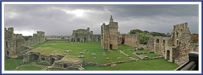 Warkworth Castle Panorama