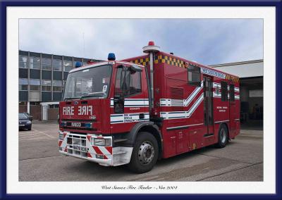 West Sussex Fire Engine