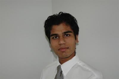 Kunaal at home before the graduation