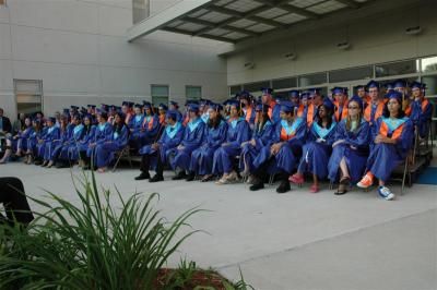 Graduates seated