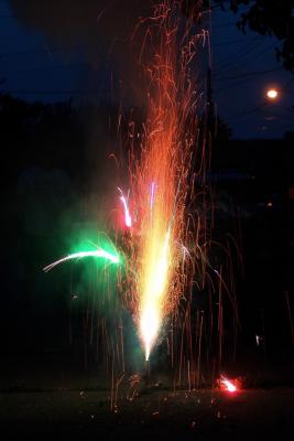 Sidewalk Fireworks