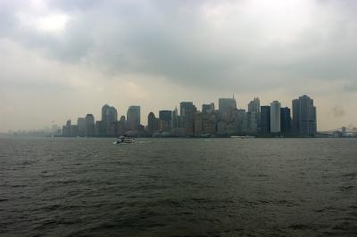 Lower Manhattan Skyline seen from ferry.jpg