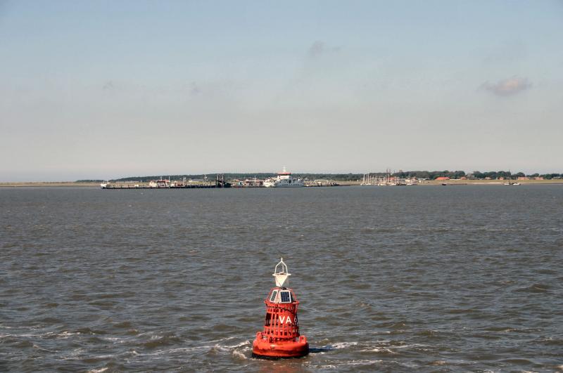 Sailing through the Channel.