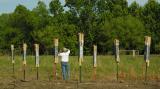 Setup for Roman candles