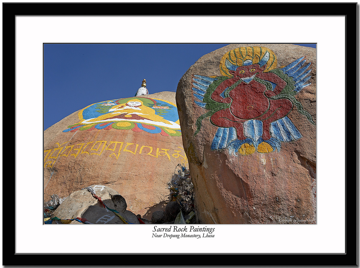 Sacred rock paintings