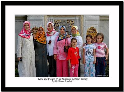 Girls and Women of an Extended Turkish Family
