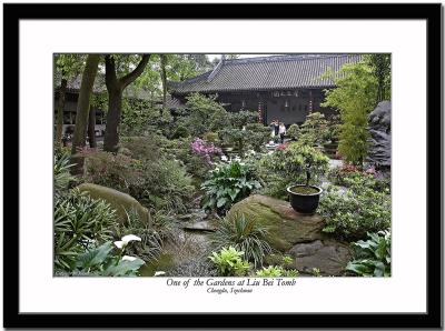 One of the gardens at Liu Bei's tomb