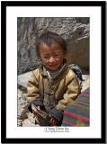 A young Tibetan boy
