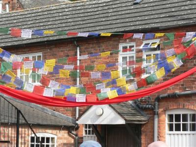 Courtyard Prayer Flags